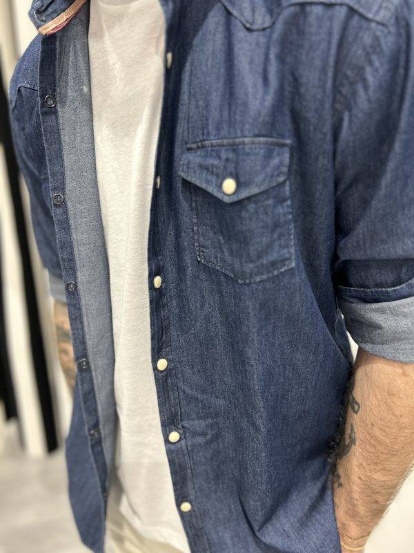 CAMICIA JEANS OVER-D OC1S2S5C37 - immagine 2