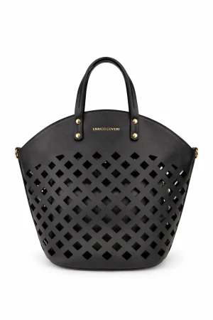BORSA ENRICO COVERI 6278DP - Nero
