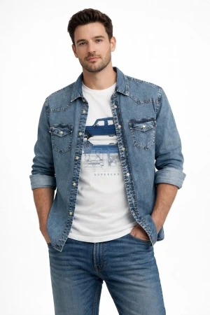 CAMICIA JEANS ON/OFF 209