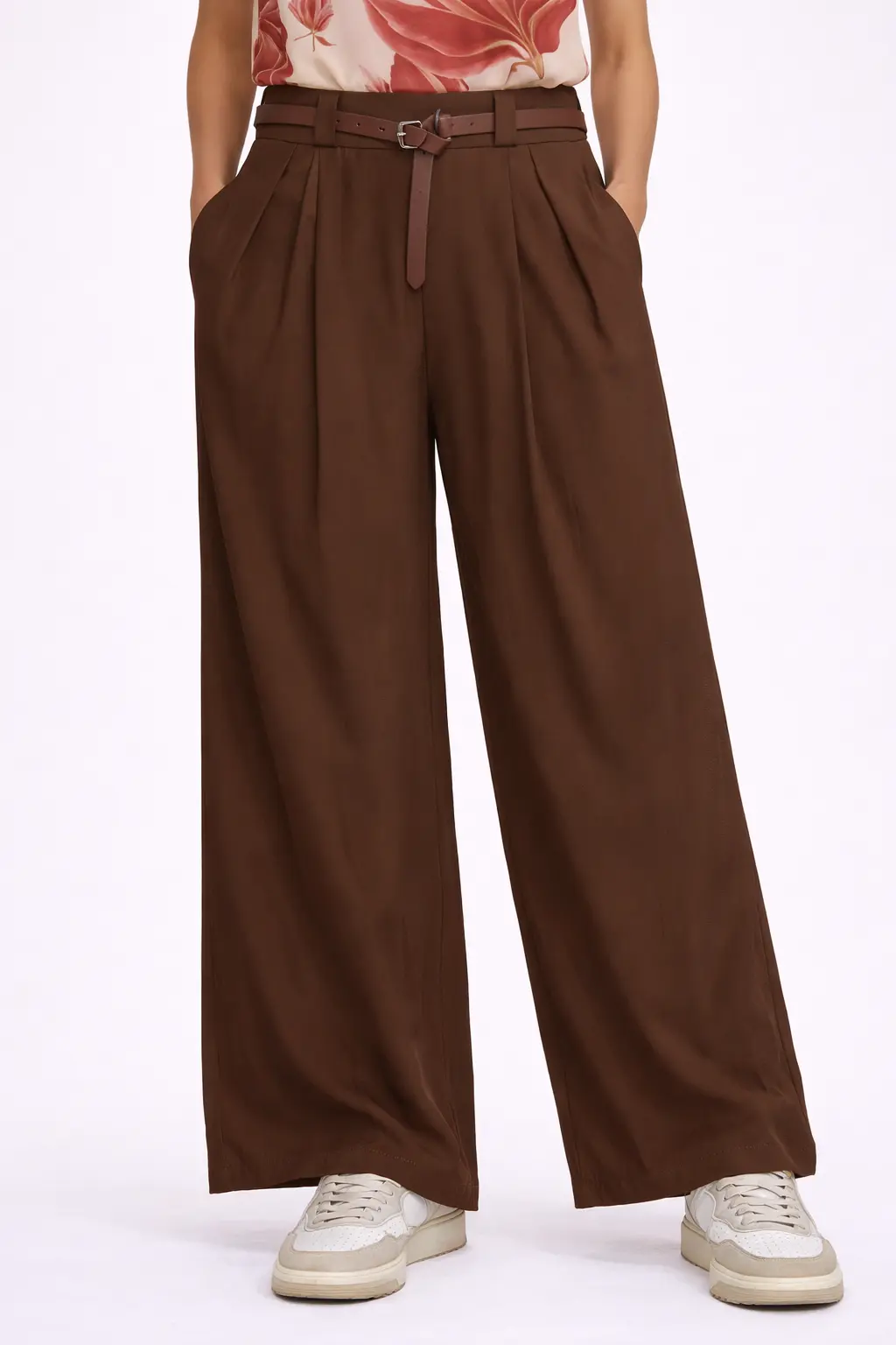 Pantalone Palazzo Donna maGAmà Elastico in Vita 5890100 - immagine 4