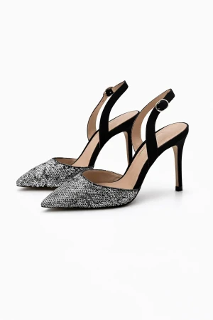 SCARPA SLINGBACK DONNA ELEGANTI CON TACCO 8133