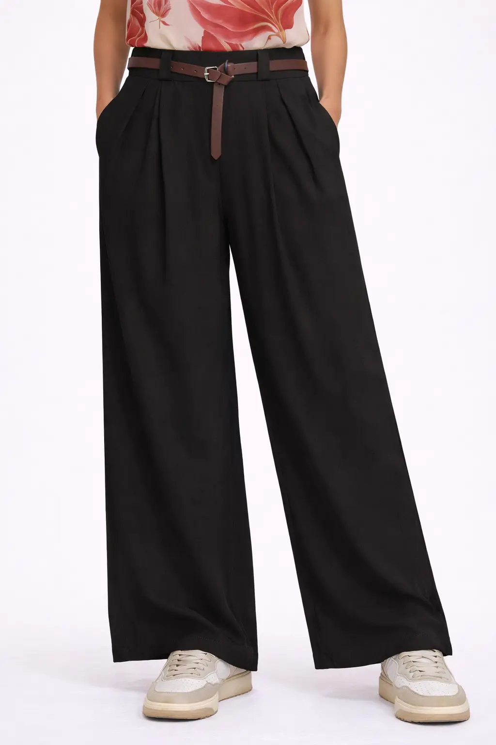 Pantalone Palazzo Donna maGAmà Elastico in Vita 5890100 - immagine 6