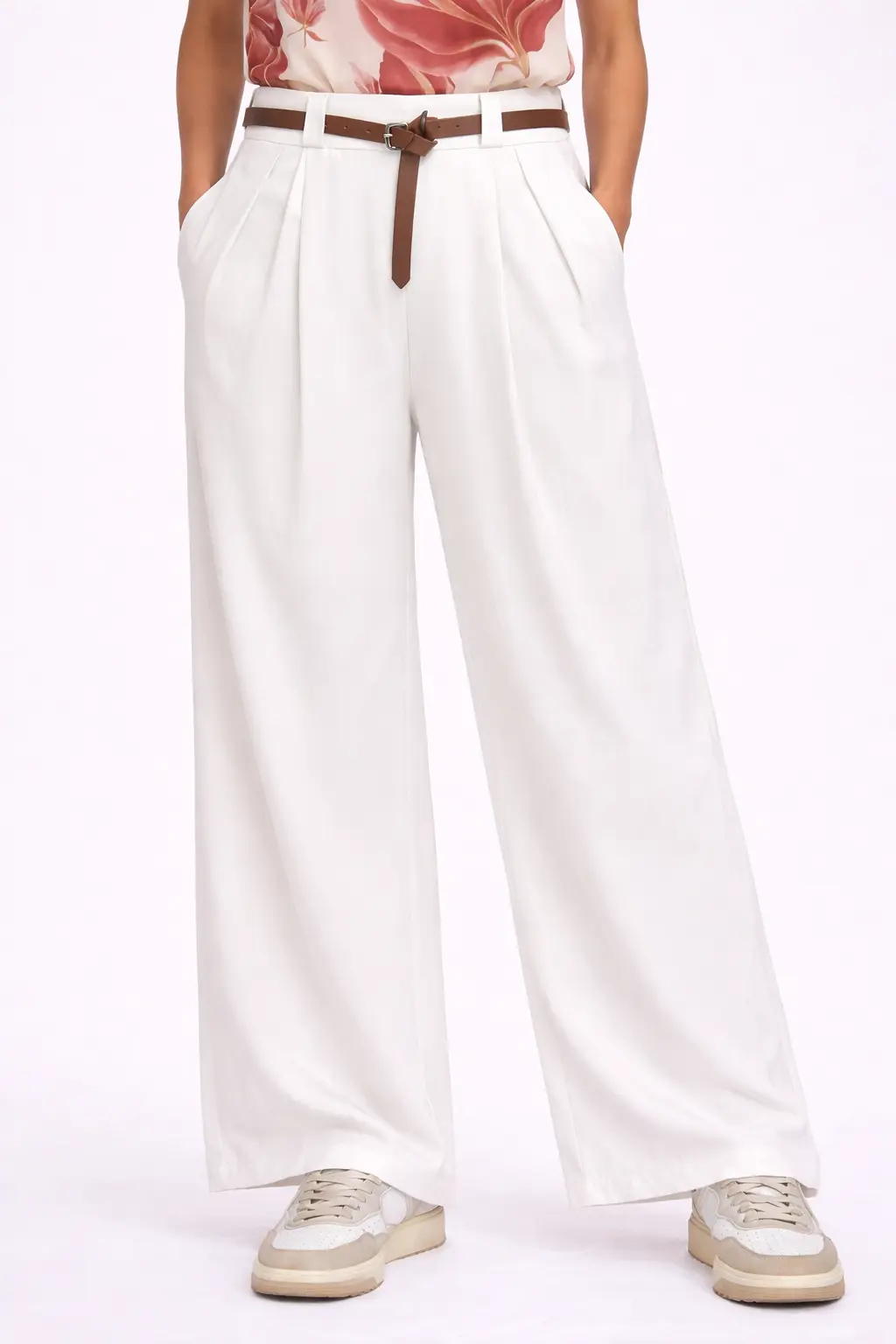 Pantalone Palazzo Donna maGAmà Elastico in Vita 5890100 - immagine 5