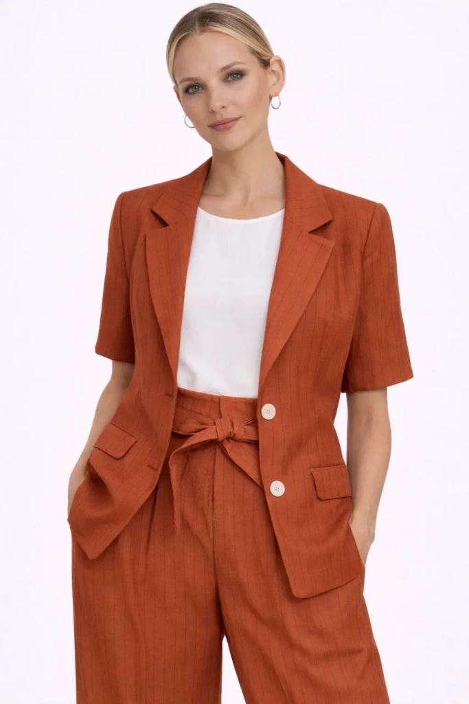 Giacca donna Lumina elegante a manica corta