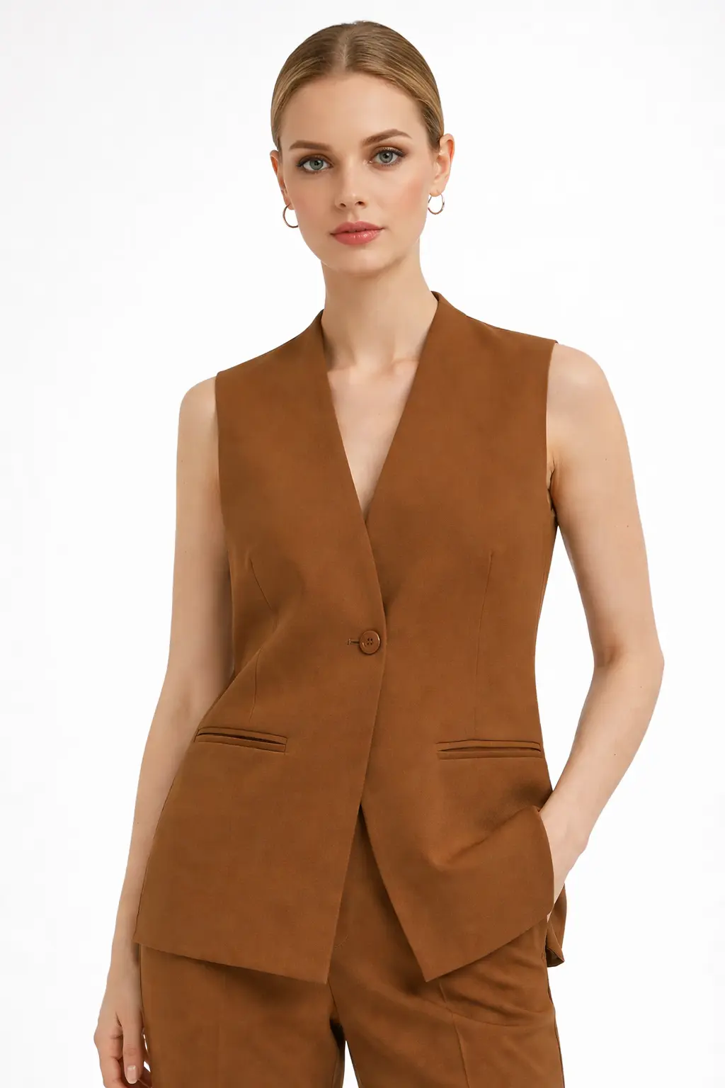 Gilet Donna La. Lolì Elegante Senza Maniche PE26-296 - immagine 4