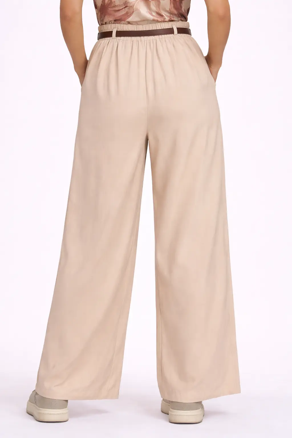 Pantalone Palazzo Donna maGAmà Elastico in Vita 5890100 - immagine 3