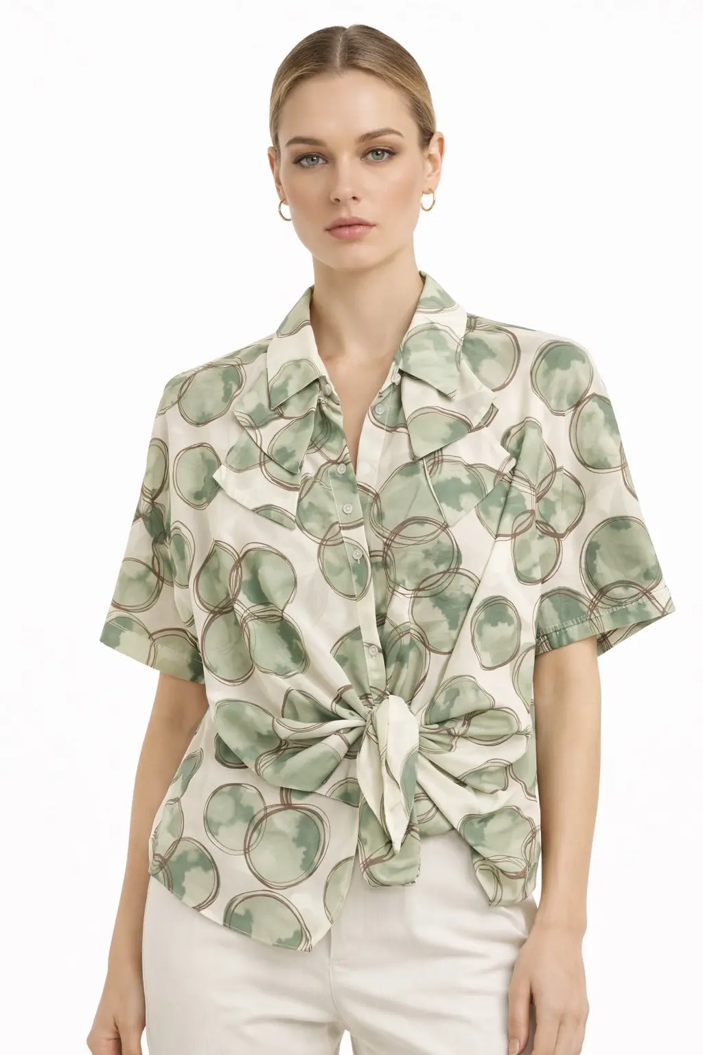 Blusa Donna Diamante 8 Fantasia Elegante Casual Chic 91133 - immagine 4