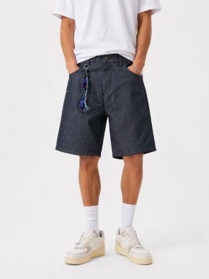 Bermuda uomo On Off baggy fit blu casual streetwear